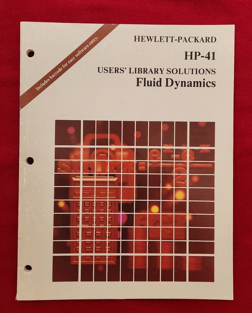 HP-41 Users' Library Solutions - Fluid Dynamics  (E6-083)