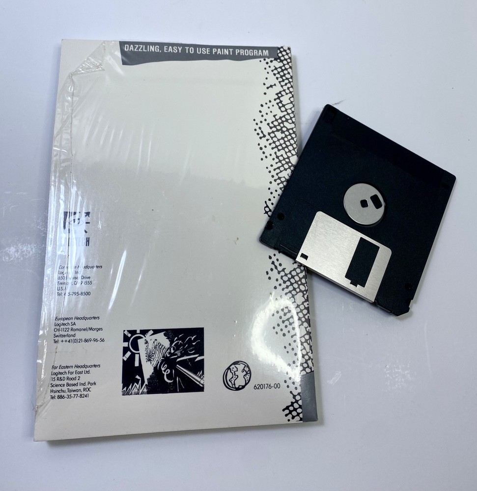 Logitech Software Paintshow Plus 3.5 disk w/ Manual 1998