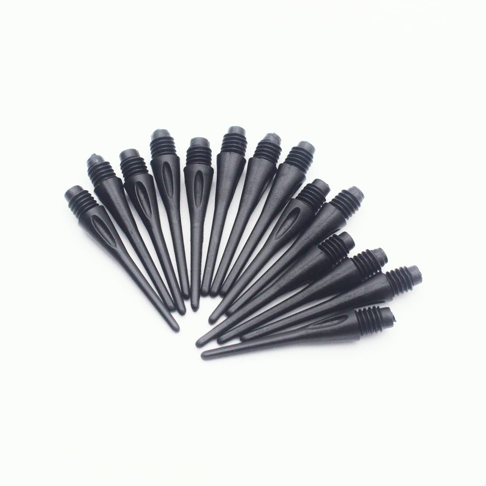 2BA Thread Plastic Tip Dart Points 500 Pack Soft Dart Tips Replacement Plasti...
