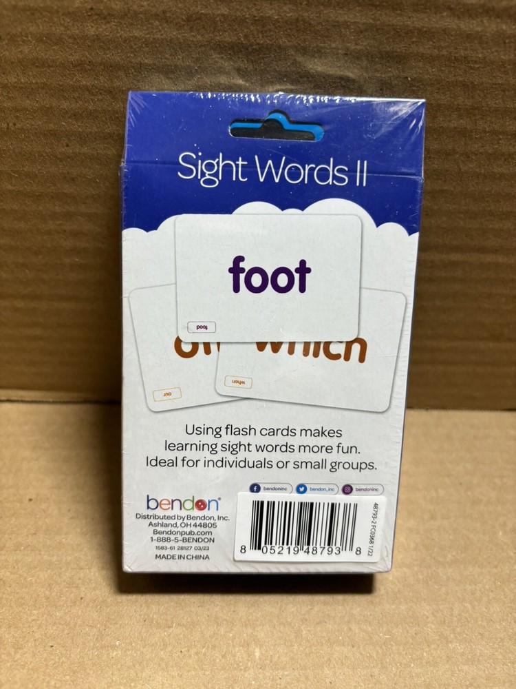 Bendon Sight Words I and II New