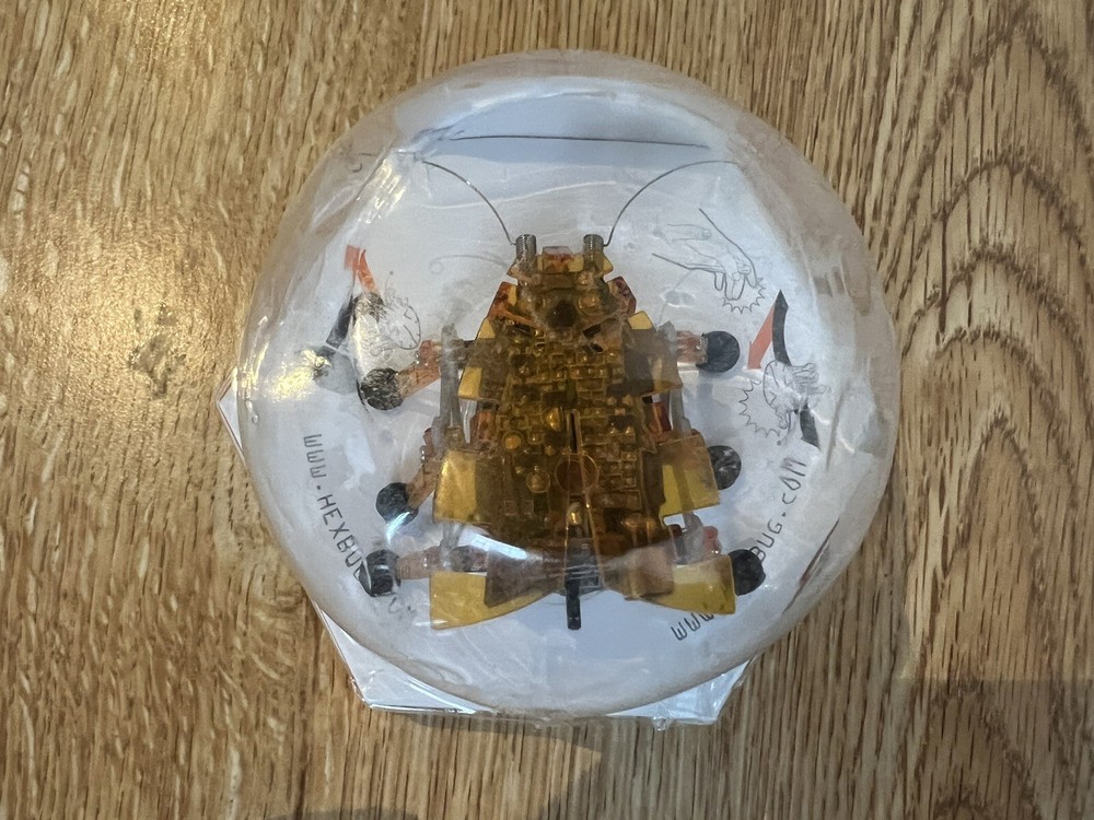 Orange Original Hex Bug Micro Robotic Creatures Battery Powered Robot