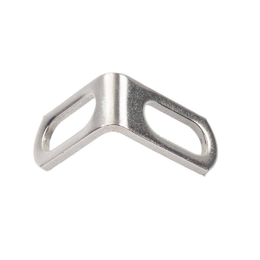 Motorcycle Universal Exhaust Pipe Fixed Clamp Bracket L-Shaped Mounting