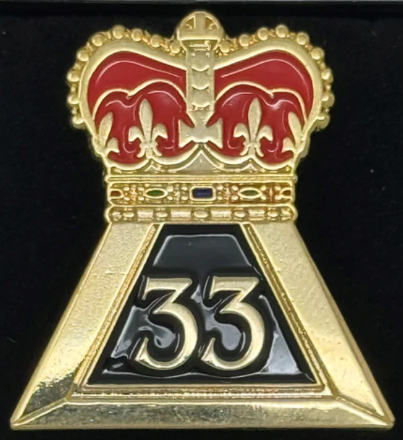 Scottish Rite 33rd Degree Lapel Pin