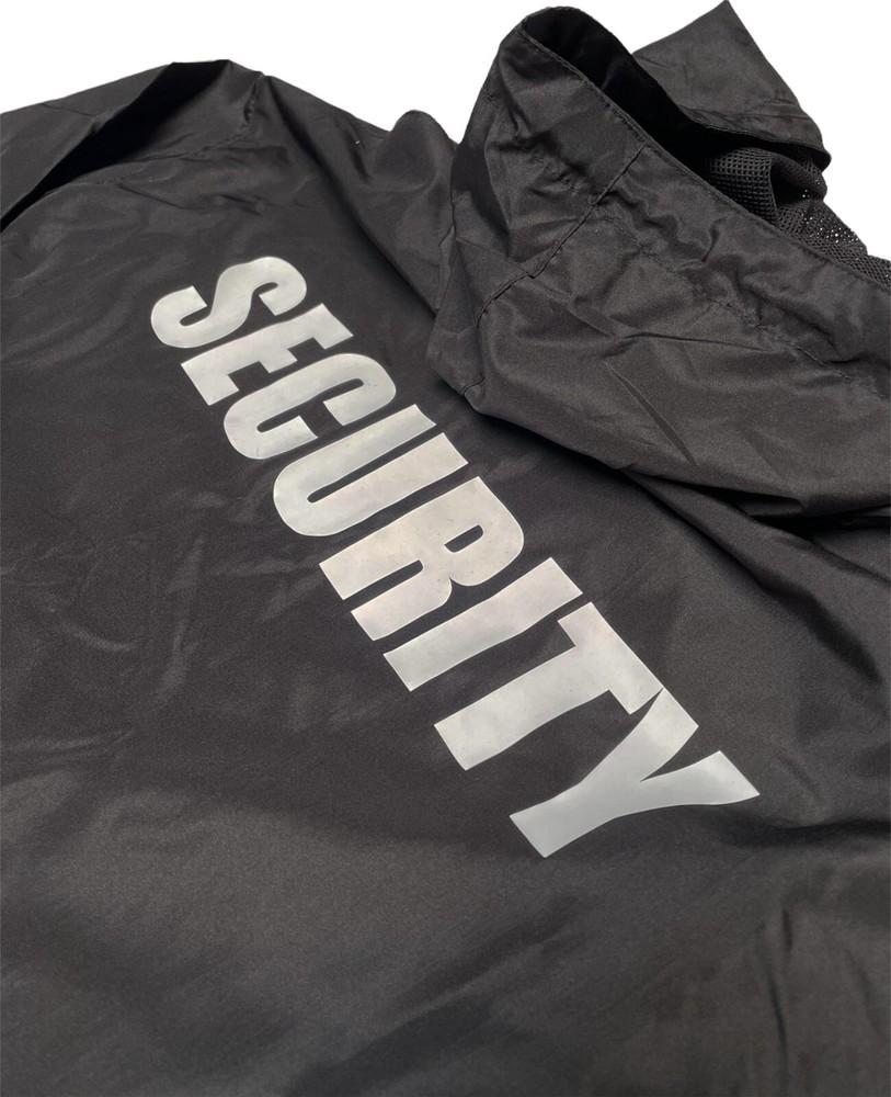 NEW LIGHTWEIGHT WINDBREAKER SECURITY JACKET WITH LANYARD