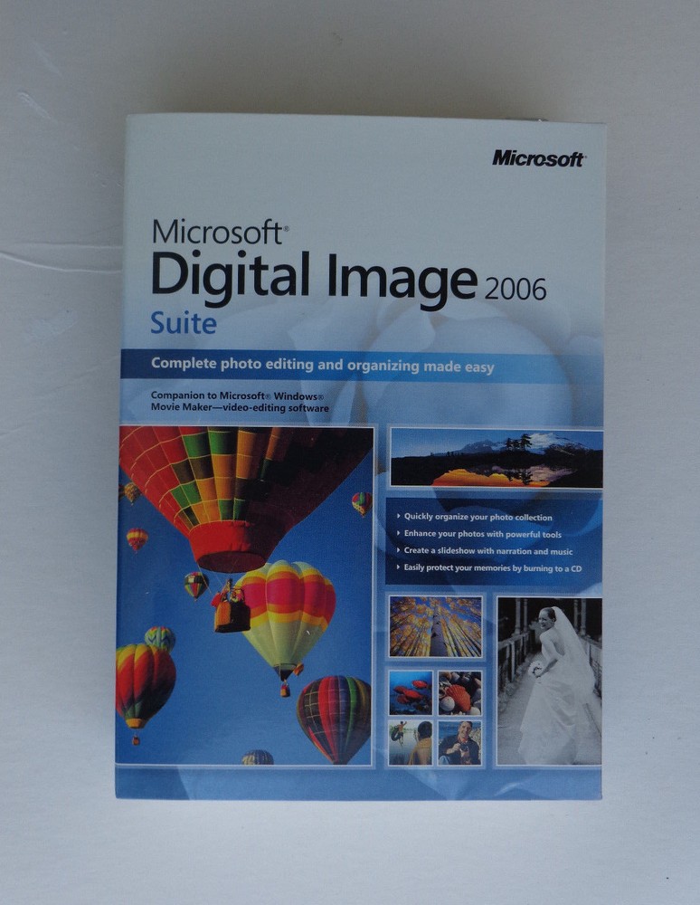 Microsoft Digital Image Suite 2006 (Small box, no manual)