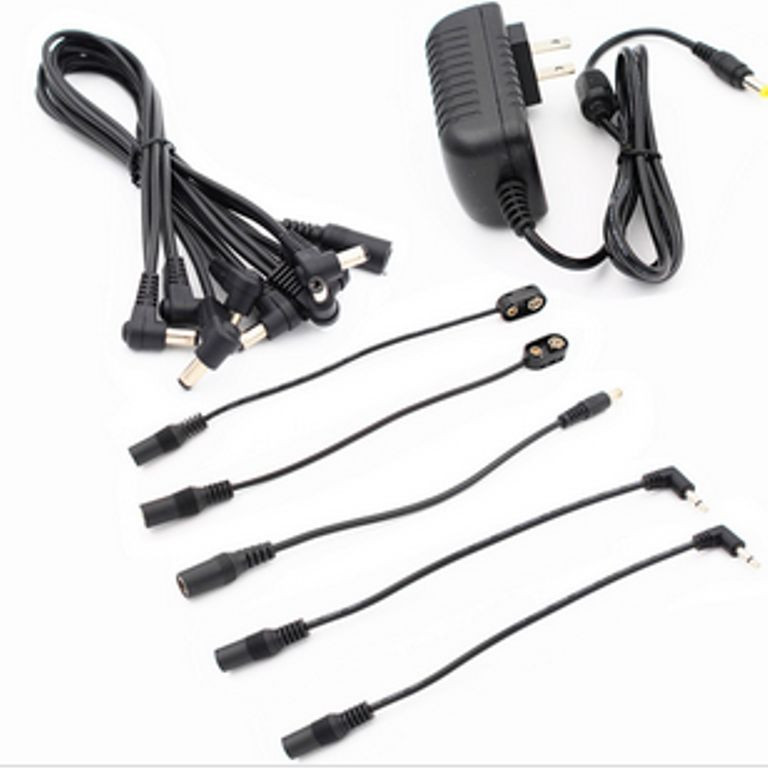 MOSKY MPP-07 EFFECTS "POWER BUNDLE" 2K 9V ADAPTER + CABLES US SHIP! NEW NICE