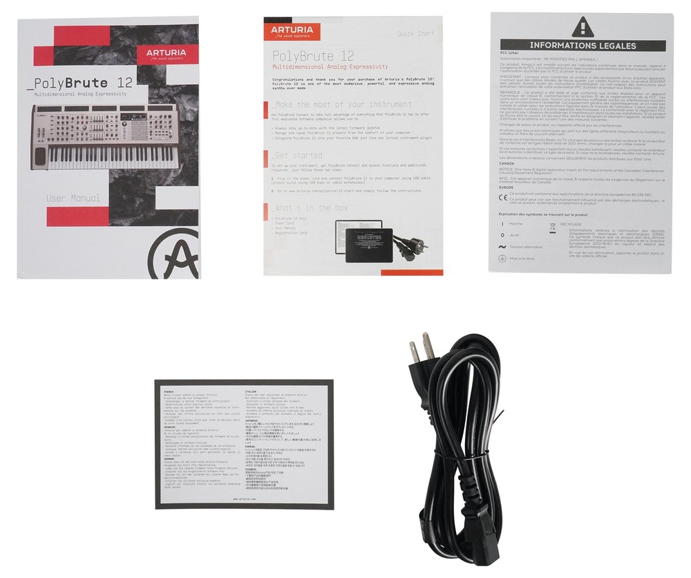 Arturia POLYBRUTE 12 V 61-Key Midi USB Keyboard Controller+Software