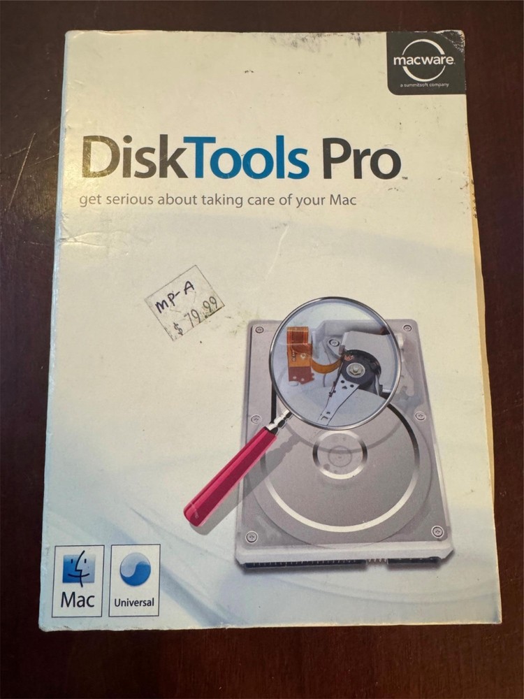 macware DiskTools Pro Vintage Utility Software