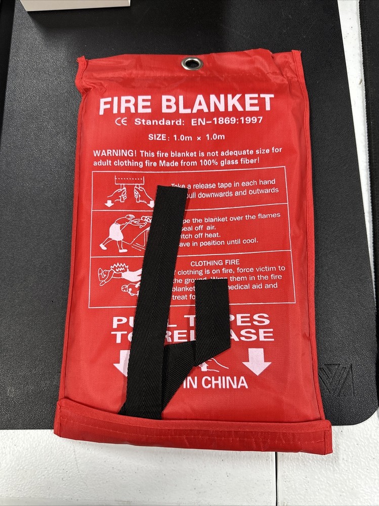 Fire Blanket - 39” x 39” - Fire Suppression Blanket