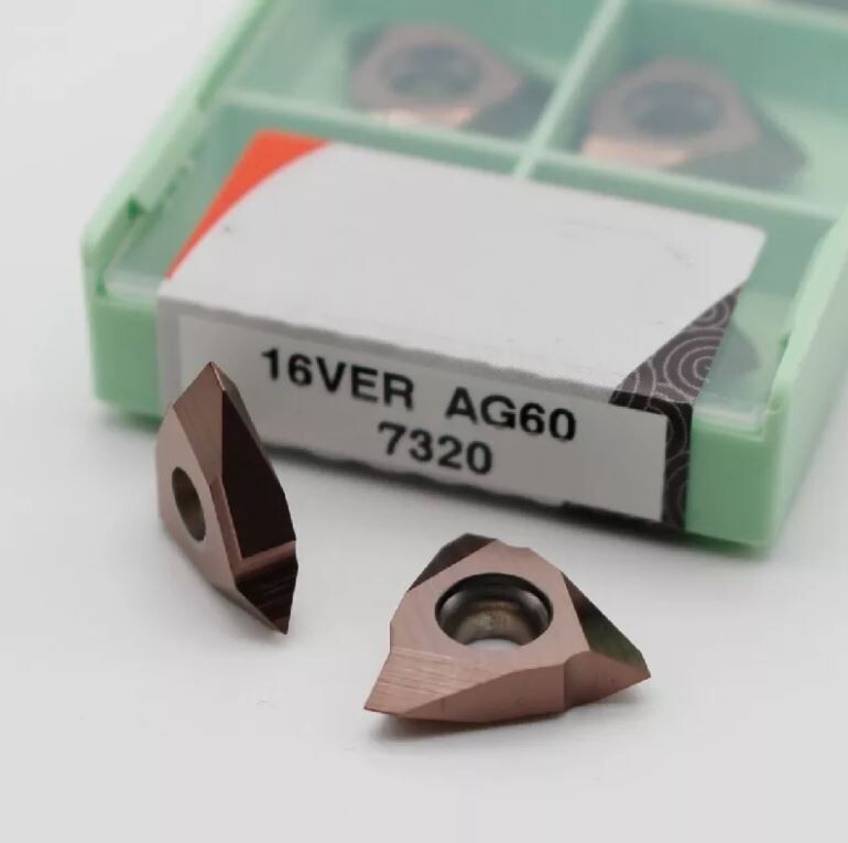 Lathe Threading Tool Carbide Threading Insert Vertical 60 Degrees 16VERAG60