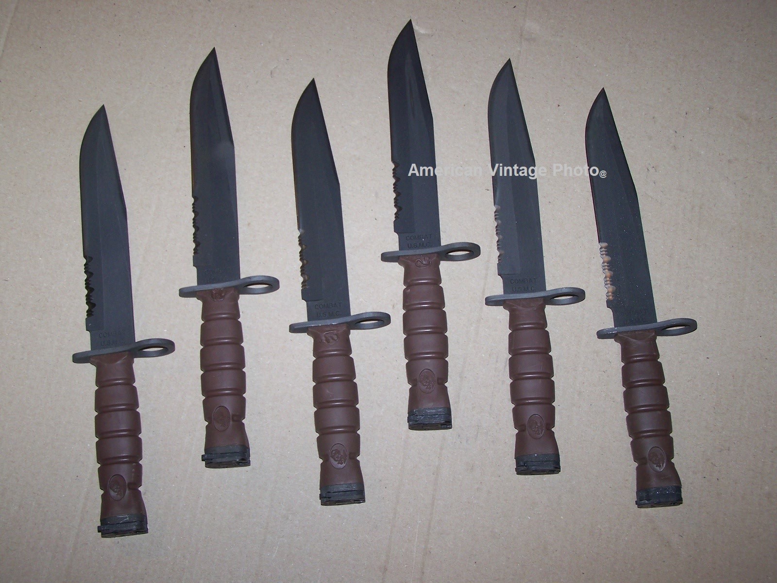 Vintage OKC3S Knife Marine Corps USMC Bayont & No Scabbard Ontario OKC-3S