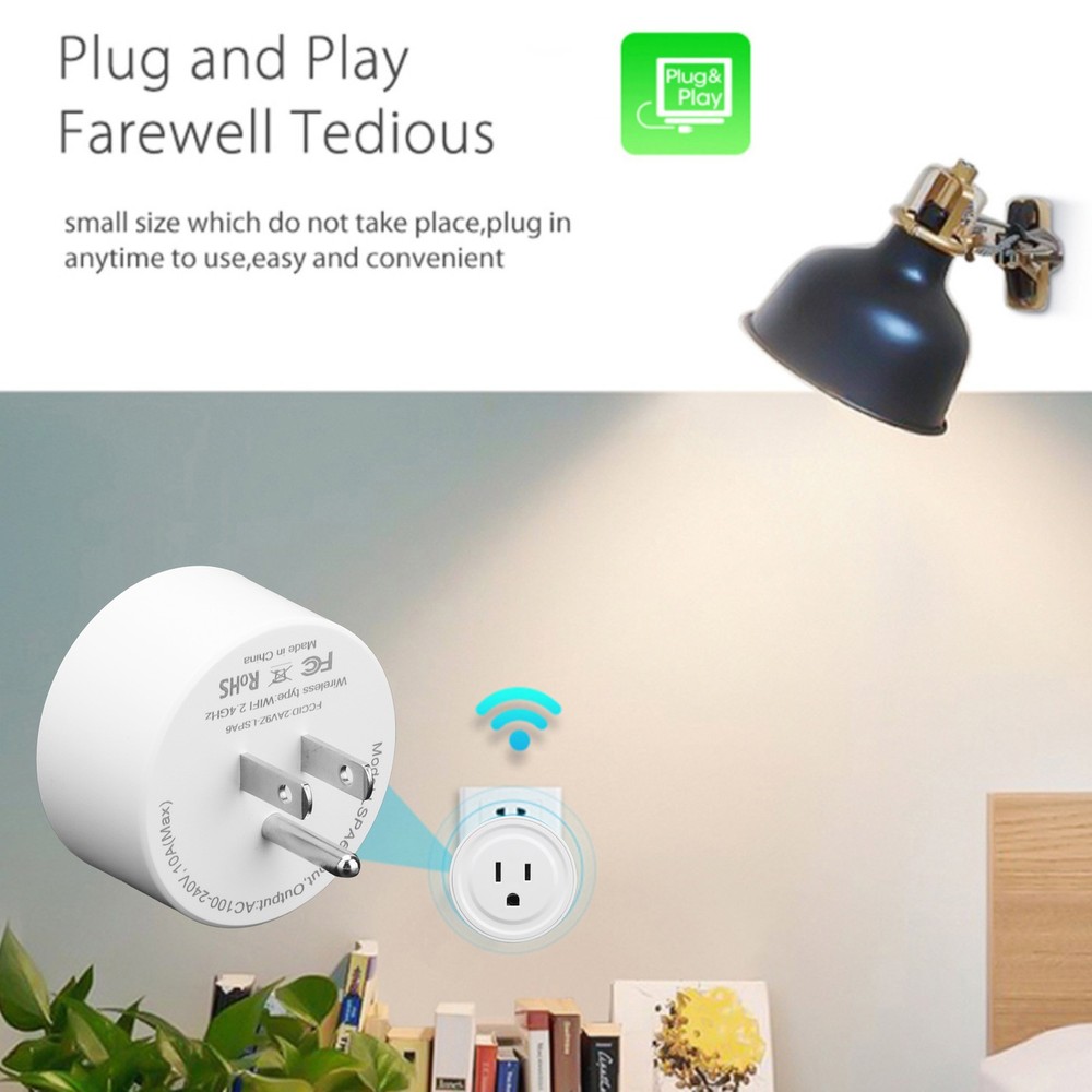 Smart Plug Socket WiFi Outlet With Timer Function For Household Industry❀
