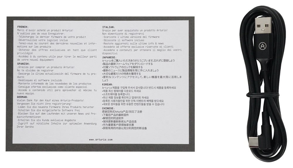 Arturia MICROLAB MK3 Black 25-Key MIDI USB Keyboard Controller+Pro Software