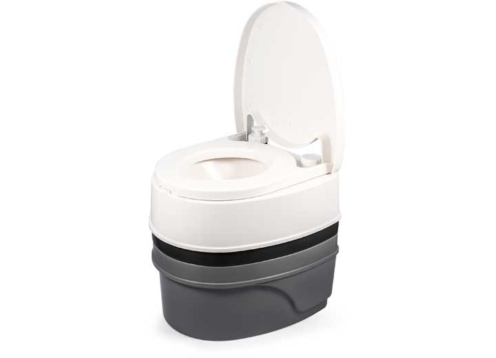 Camco 41545 Premium Portable Travel Toilet - 5.3 Gallon Capacity