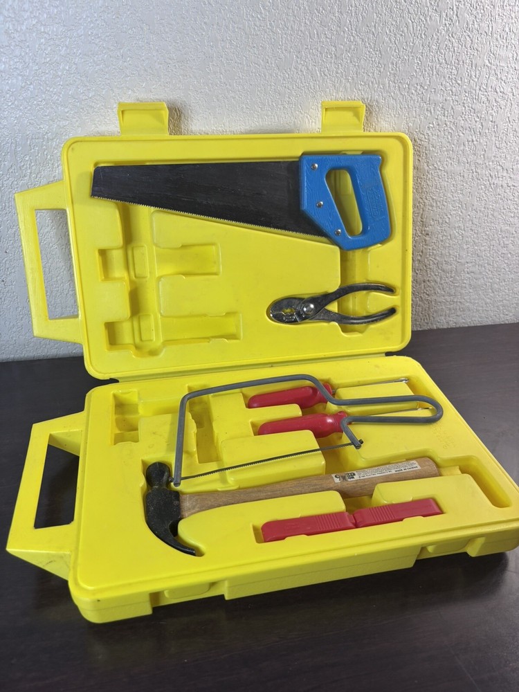 Vintage Stanley Junior Mini Portable Tool Box