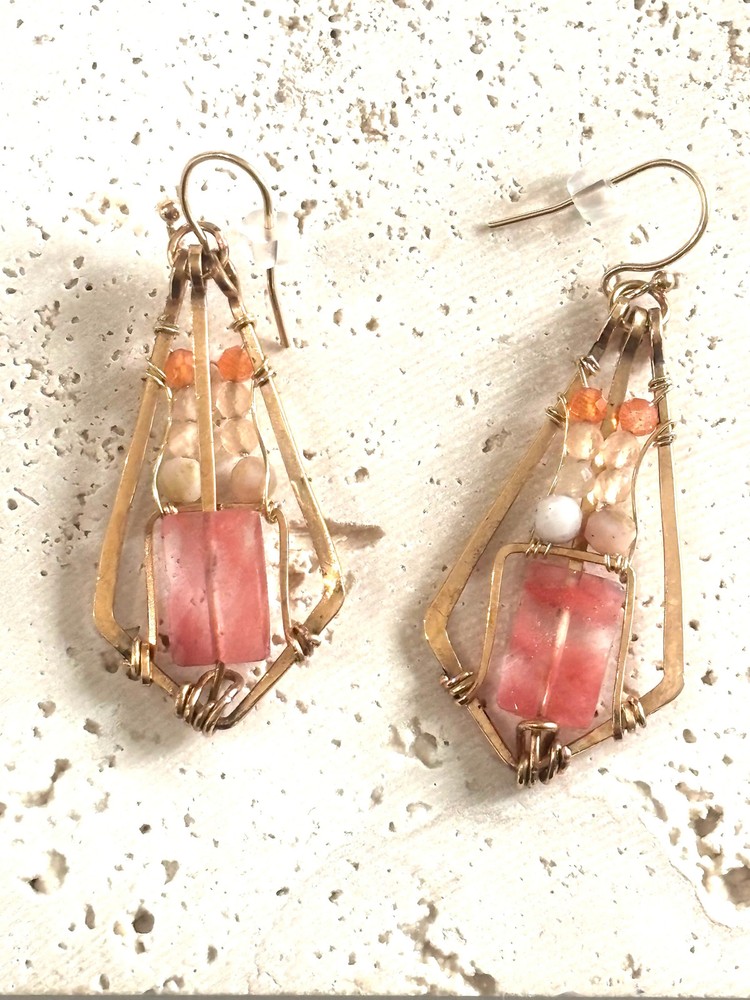 Apricot Earrings E84015