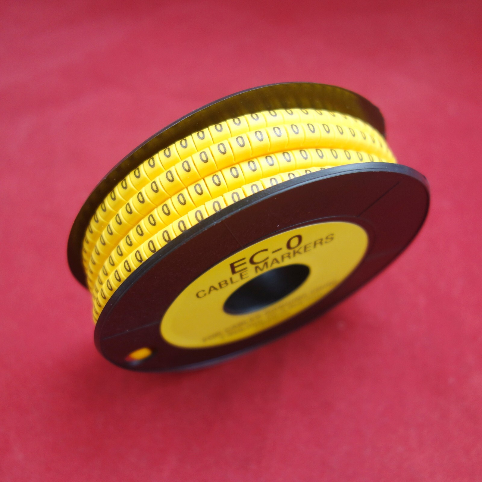 1Roll EC-0 Cable Markers 1000pcs For 0.75-3mm2 wire Number 0-9 soft PVC