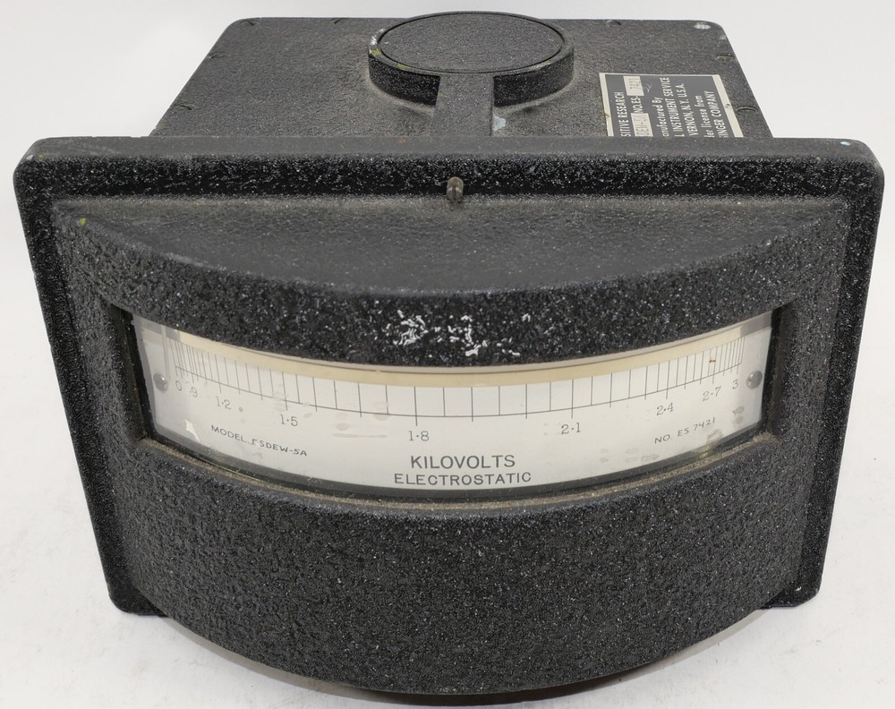 Sensitive Research High Voltage Voltmeter 3KV 3 Kilo Volt ESDEW-5A #2