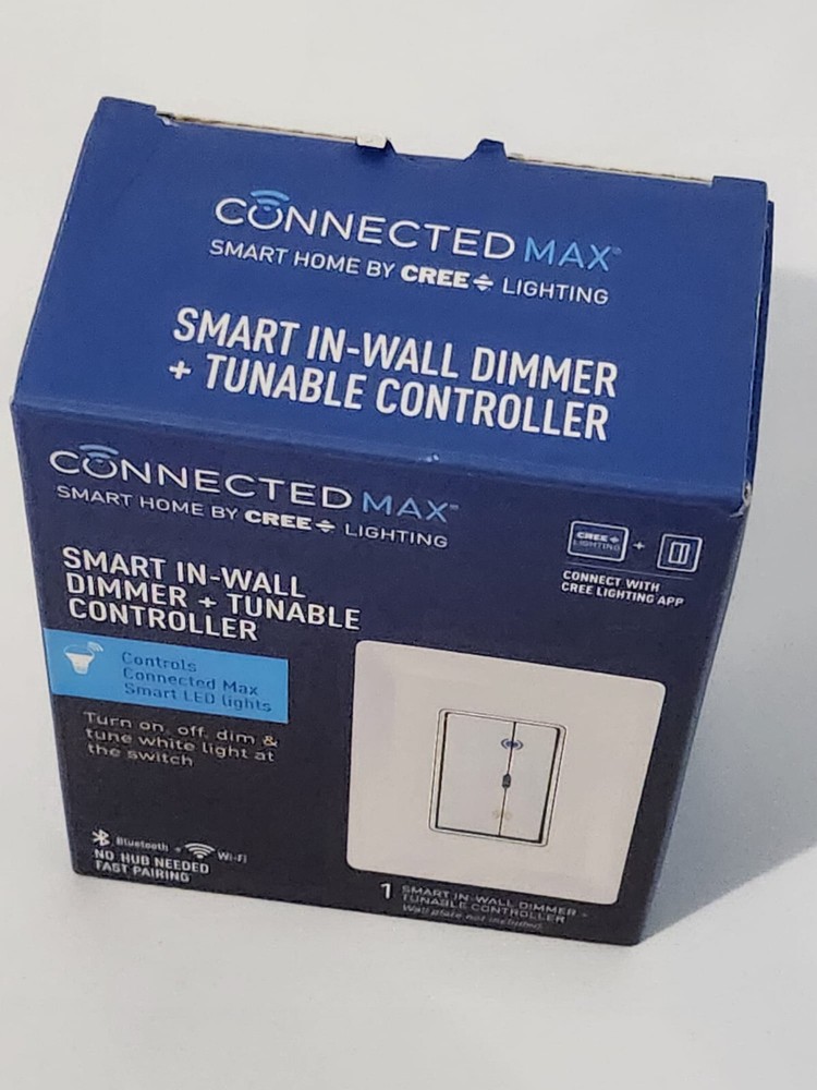 1 Cree Connected Max Smart In-Wall Dimmer & Tunable Controller Bluetooth WiFi
