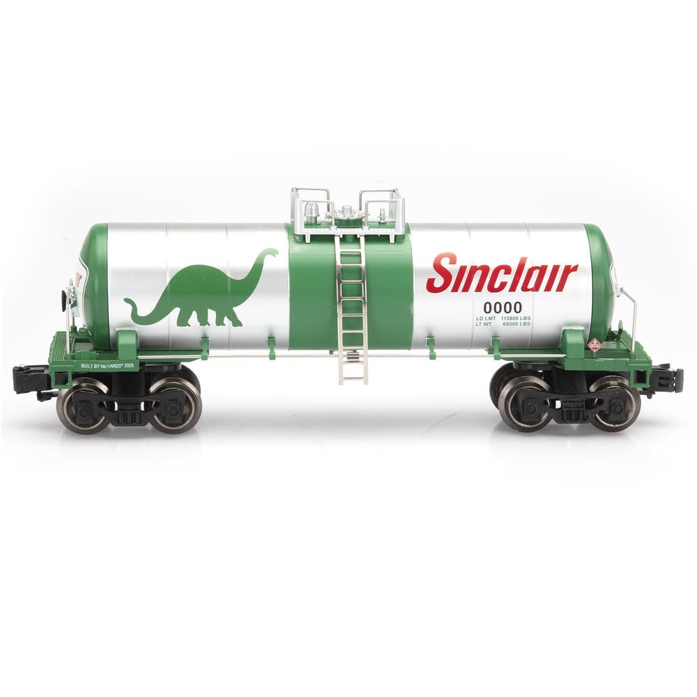 O Gauge Modern Tank Car - SINCLAIR CHROME - New Item - Never Ran - Free Shipping