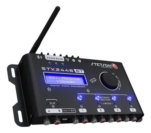 Stetsom STX2448BT Digital Audio Processor Bluetooth Automotive Crossover