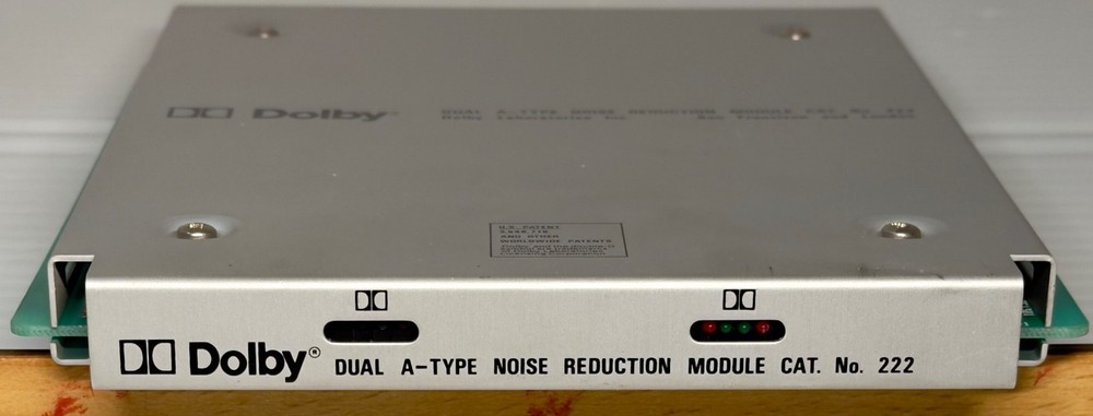 Dolby Dual A-Type Noise Reduction Module Cat. No. 222