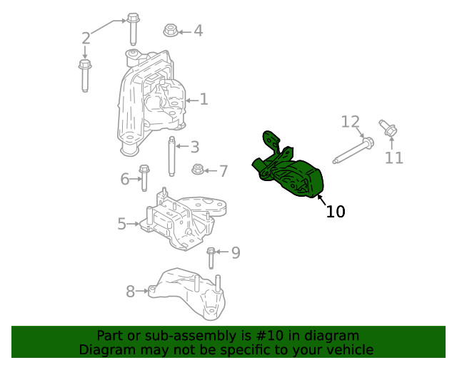 Genuine Ford Torque Arm GN1Z6068D