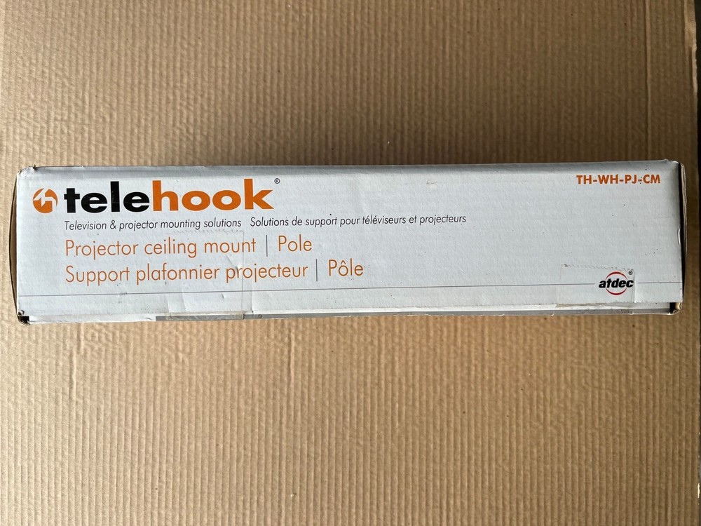 Telehook TH-WH-PJ-CM Universal Projector Ceiling Adjustable Pole Mount