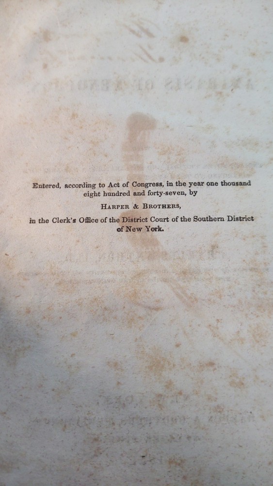 Anabasis of Xenophon ,English notes ,explanatory map 1851 , 632 pps Leather