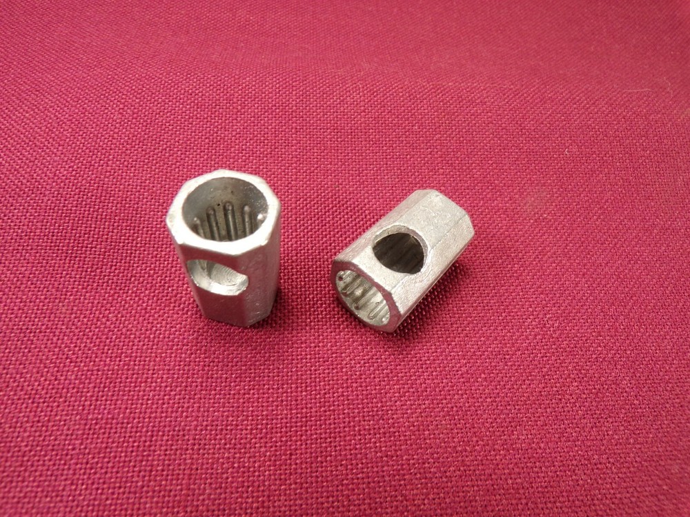 2 Crank Handle Replacement Adaptor Sleeve Casement Window Operator Spline Insert