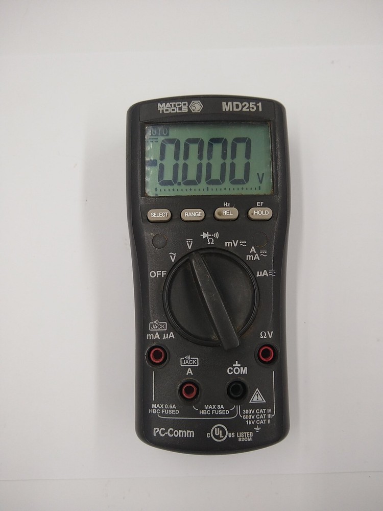 MATCO BASIC DIGITAL MULTIMETER MD251
