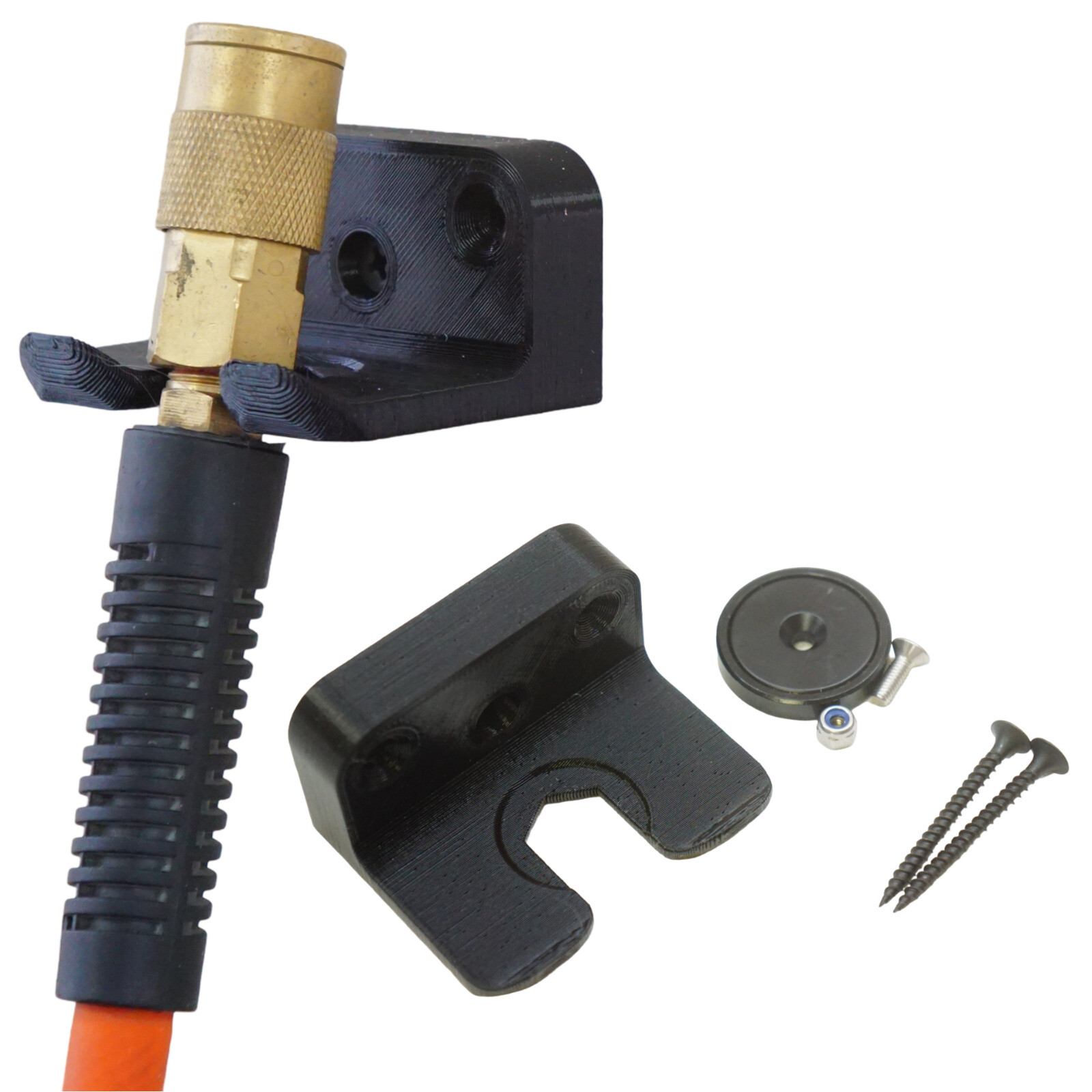 Pneumatic Air Hose Line Universal Holder Magnet Wall Mount