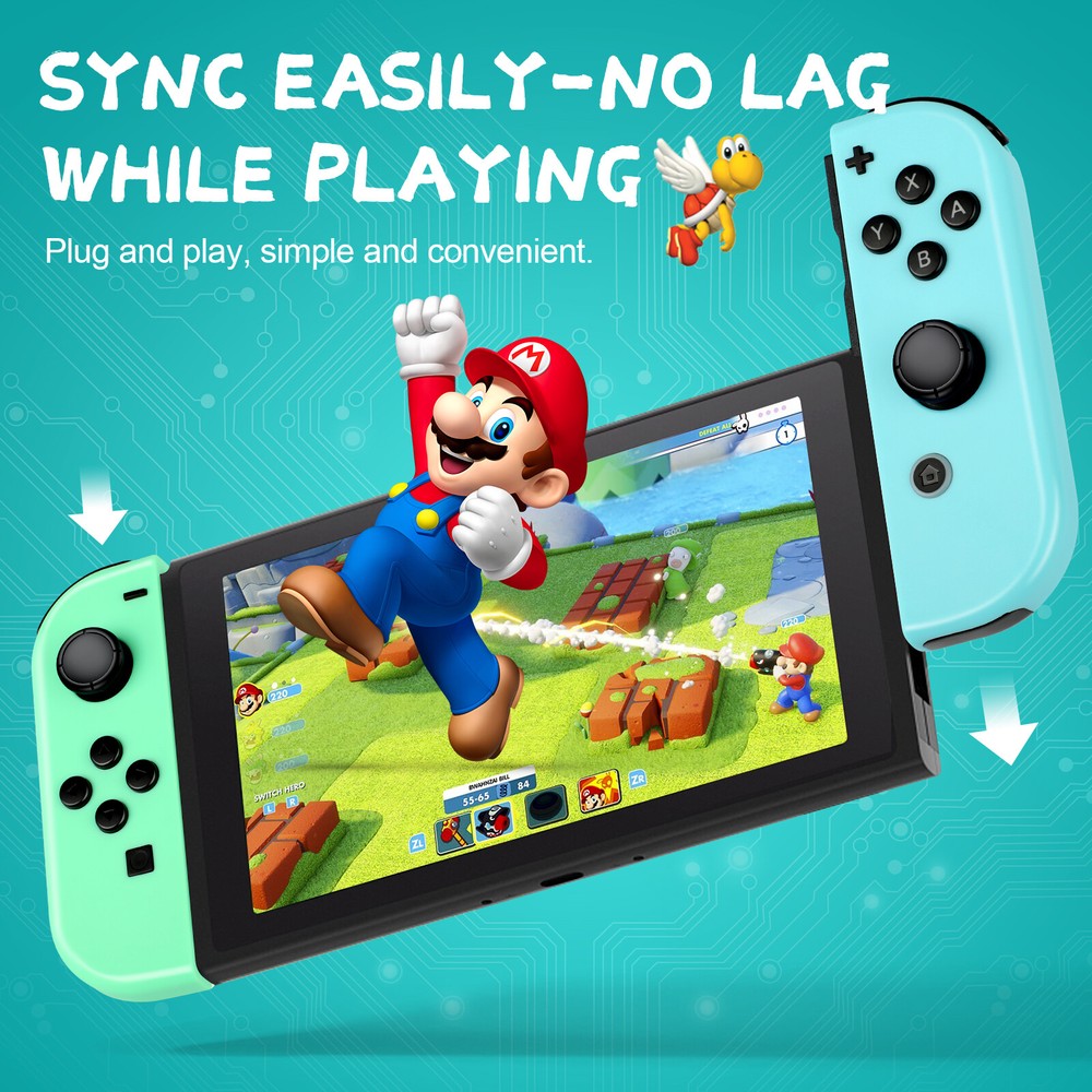 NEW Wireless Controller Pair for Nintendo Switch Left and Right BluetoothGamepad