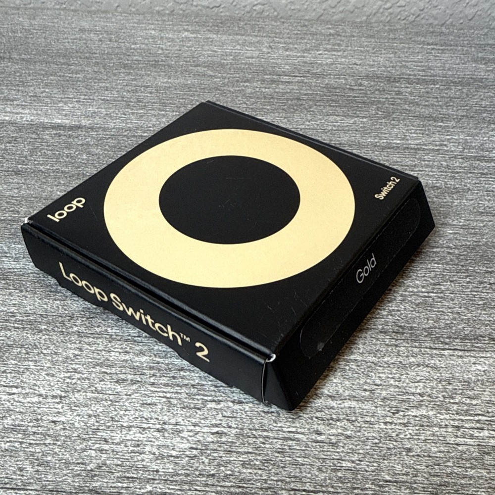 Loop Switch 2 Earplugs Gold Noise Reduction New Open Box