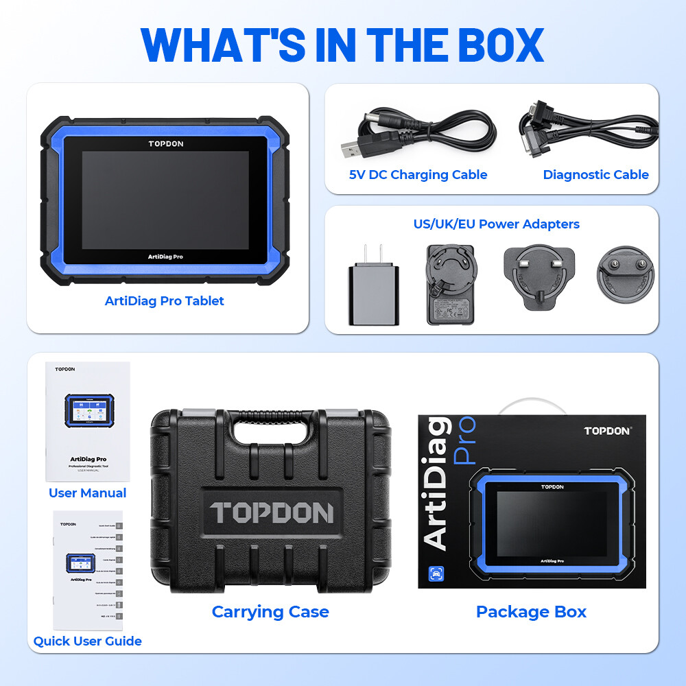 🔥2025 TOPDON ArtiDiag PRO Car Diagnostic Scanner Full System Diagnostic Tool