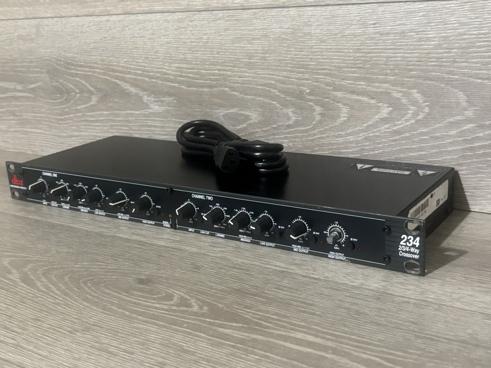 DBX Professional Prodcuts 234 2/3/4-Way Crossover - TESTED & WORKING