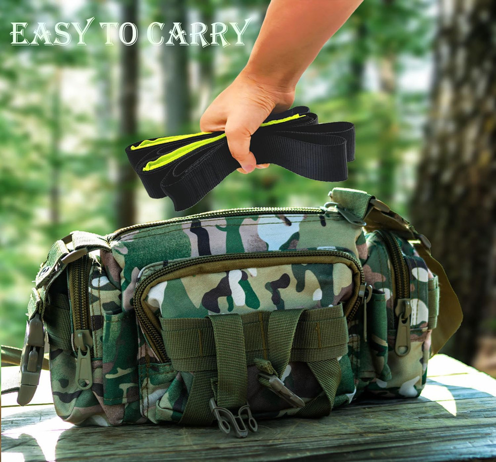 2-Step Climbing Stick Aider, Tree Stand Steps,With Reflective Layer We