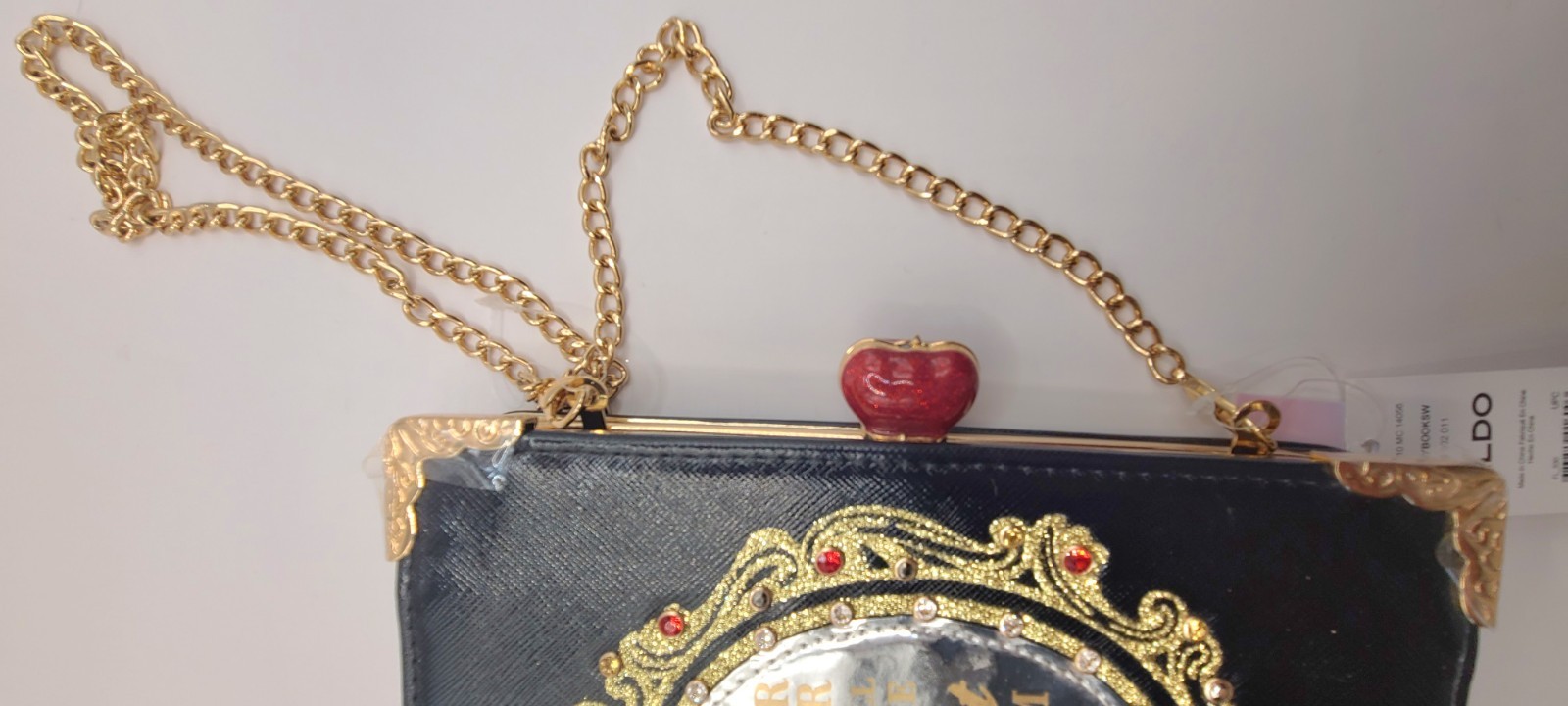 Disney x Aldo Clutch Purse Snow White Mirror Mirror, Disney 100th BlackGold New