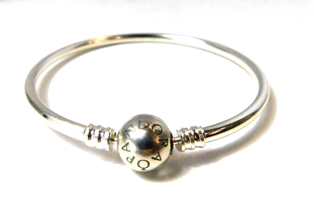 Authentic Pandora Bracelet, Bangle Bracelet, #590713, Sterling Silver