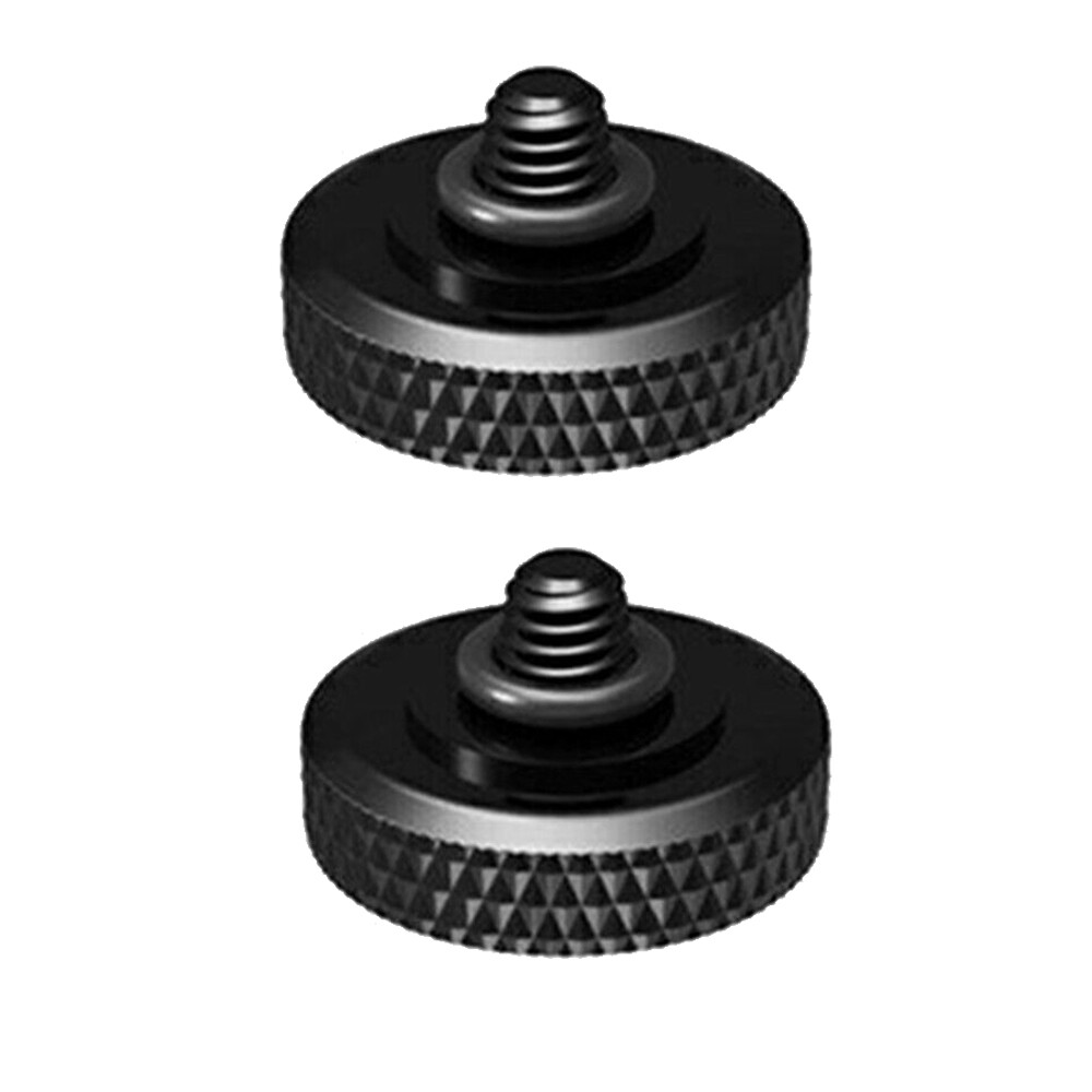 2 PCS Brass Concave Shutter Release Button Rubber Ring For Fujifilm Leica Nikon