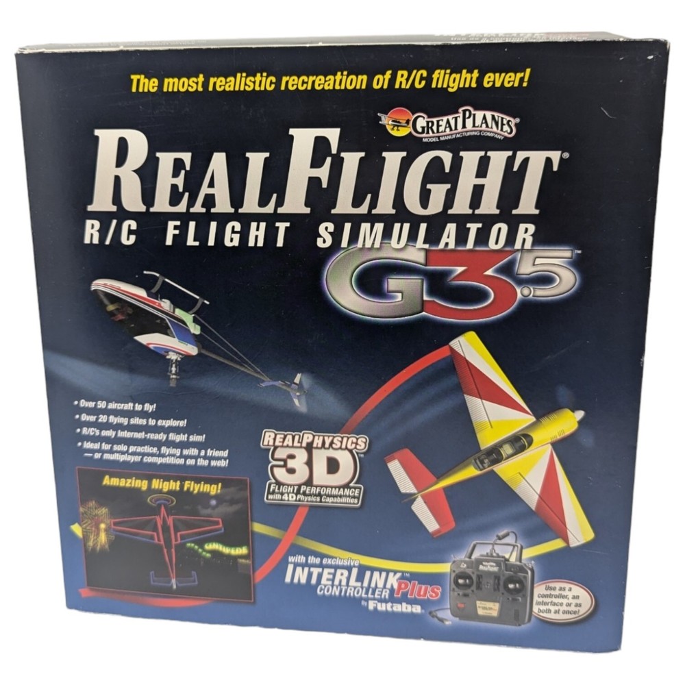 Great Planes Real Flight RC Flight Simulator G3.5 Controller w/ Original Box
