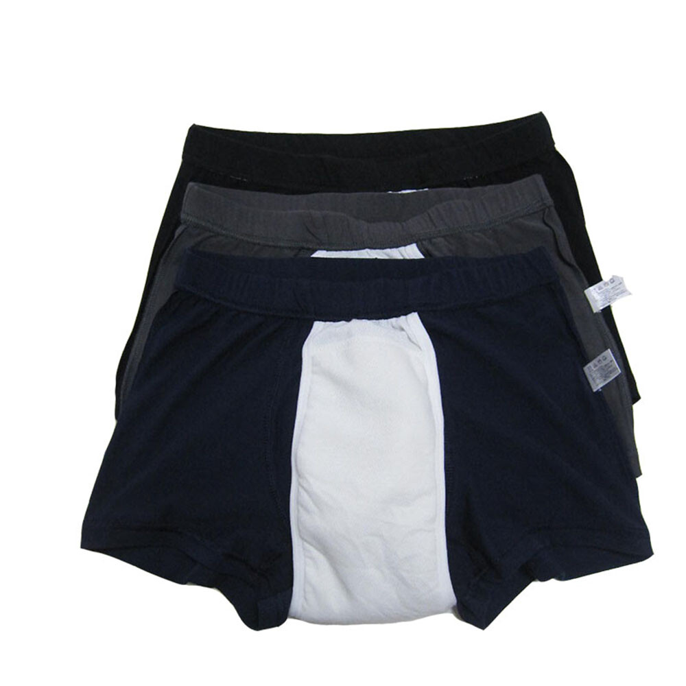 3-Pack Men’s Incontinence Underwear  Regular Absorbency Reusable Washable Briefs