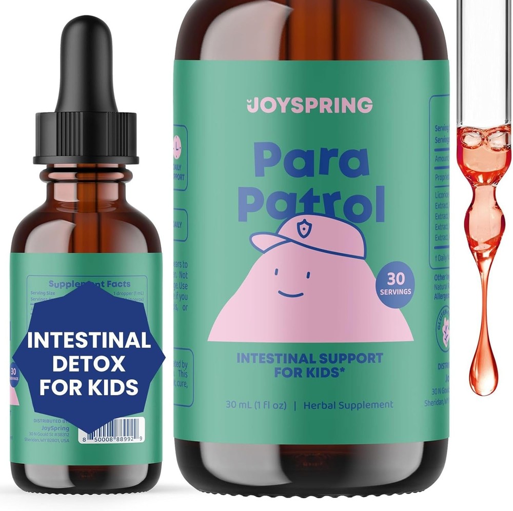 JoySpring Kids Bedtime Routine for Sleep& –Liquid Melatonin+ Herbal Digestive