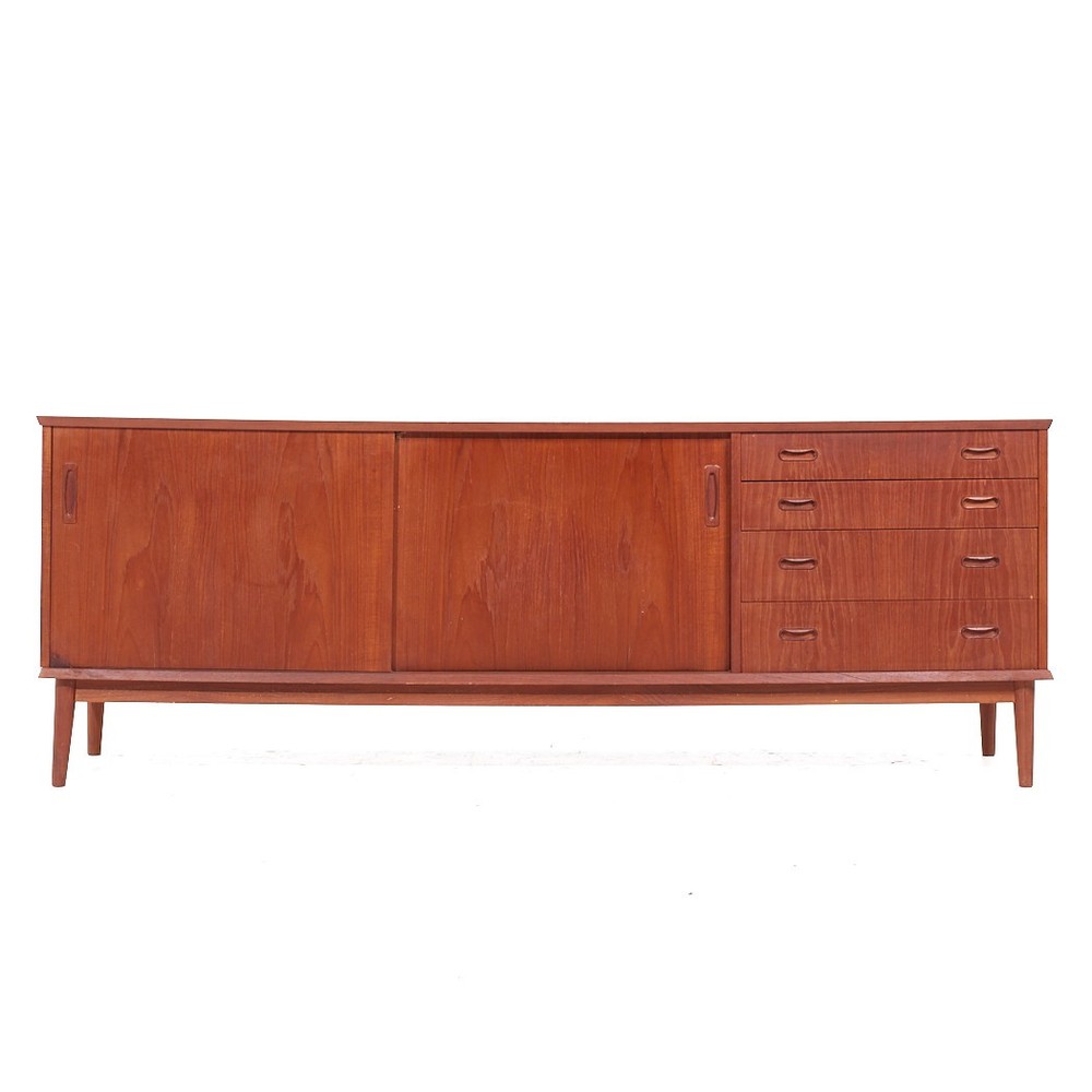 Arne Vodder Style Mid Century Teak Credenza
