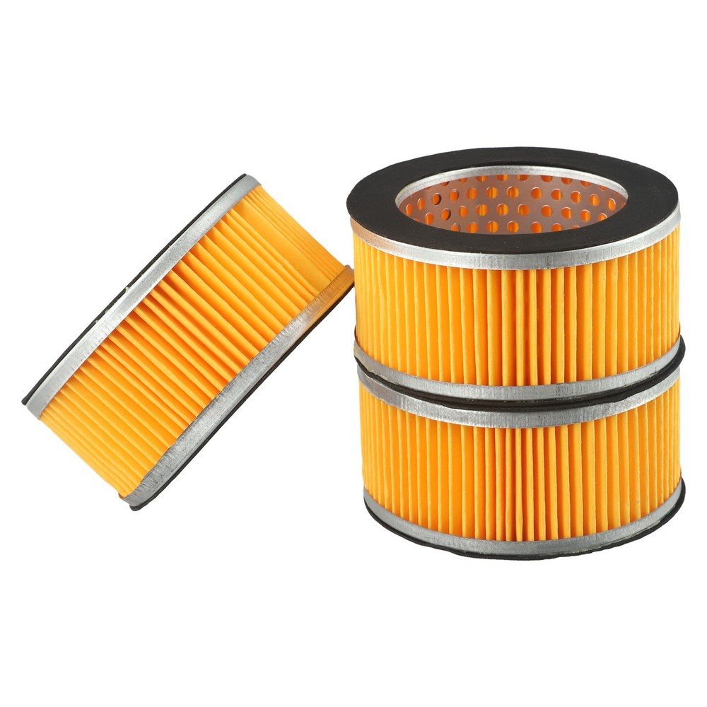 Yellow Cylinder Shape Air Compressor Element Filters Assembly Set Replacement