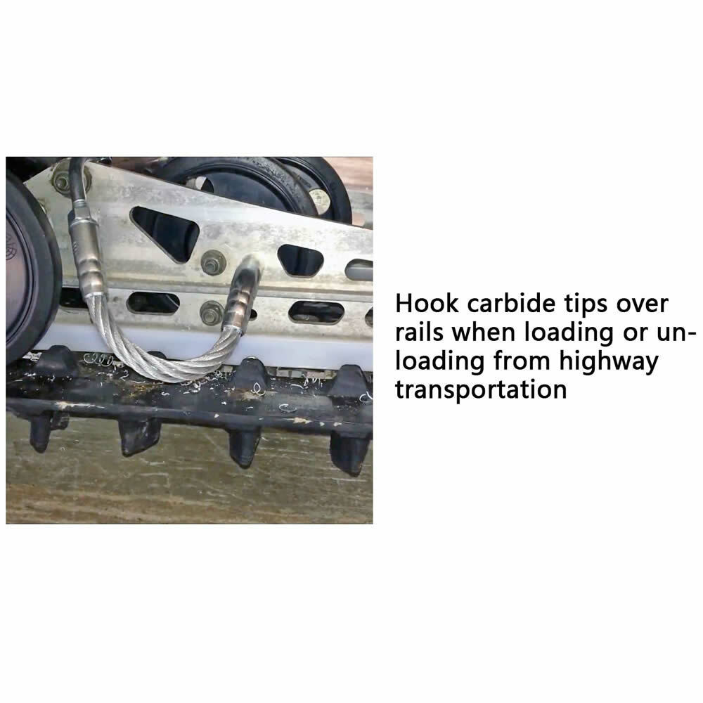 ICE SCRATCHERS W/ CARBIDE TIPS (PAIR) SNOWMOBILE REVERSE SCRATCHER