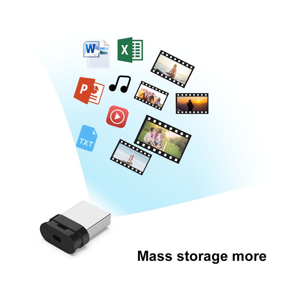 5x Mini 32GB USB Flash Drive File Data Thumb U Disk Memory Stick Pen For Laptop