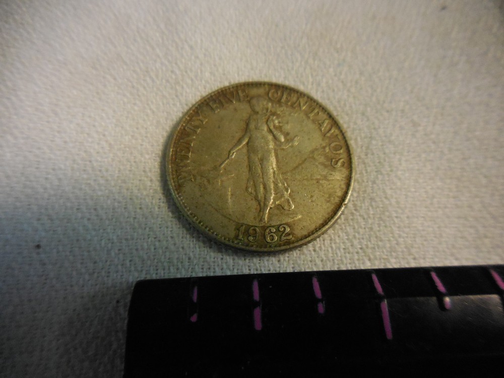 Philippines 1962 twenty five centavo
