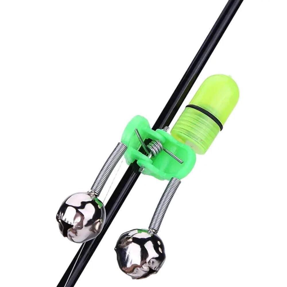 6Pcs Set Luminous Fish Bells Fish Bite Hook Alarm Double Ring Alarm Suitable for