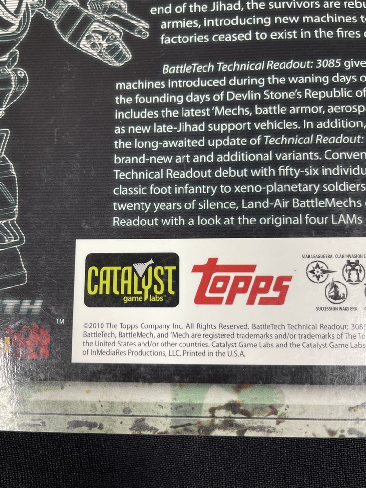 BattleTech 35131: Technical Readout 3085